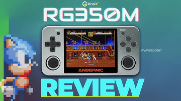 Anbernic RG350M Retro Gaming Handheld Unboxing and Demo with Metal Alloy Case and IPS display