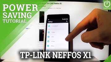 How to Save Power in TP-LINK Neffos X1 - Turn On Battery Saver