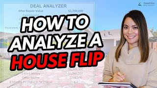 How to Analyze a House Flip - Beginner