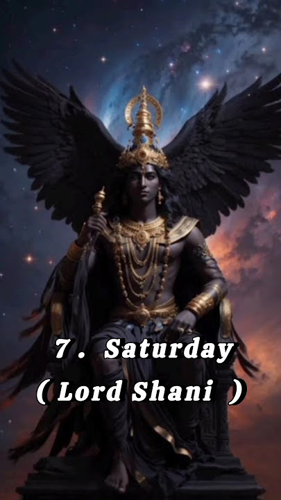 7 Days of Week dedicated to Hindu Gods 🕉🚩😌 #shorts #hindu #god #day