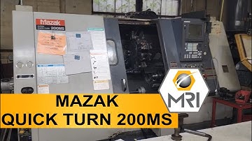 1998 MAZAK QUICK TURN 200MS CNC LATHE