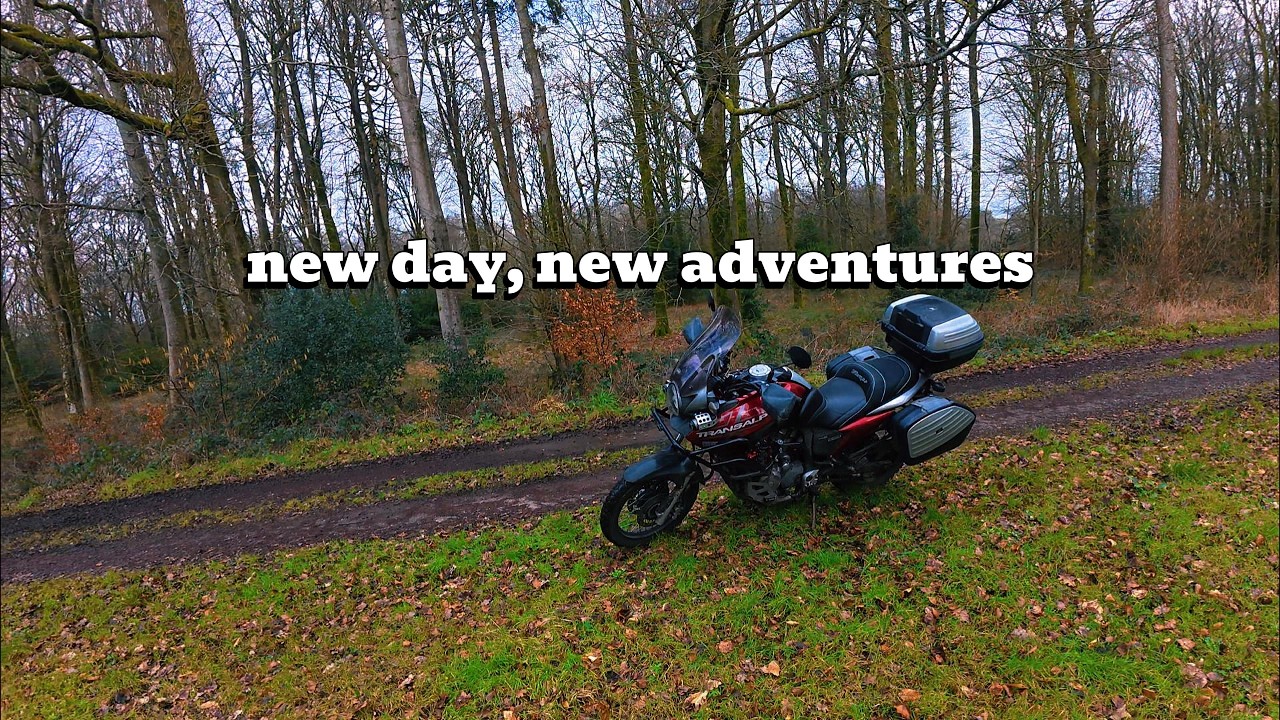 Honda Transalp 700 Ride \ British Countryside | POV Motorcycle Adventure | Off-Road & Scenic Roads