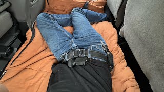 Sleeping in the back of a F150? (No mod)