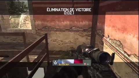 Crazy MW3 Ladder Stall Throwing Knife Cancel!!
