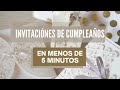 DISEÑA tarjeta de cumpleaños EN 5 MINUTOS O MENOS