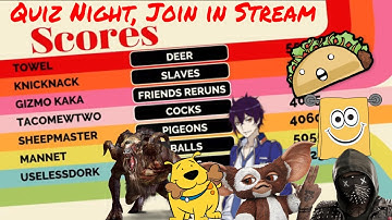 Quiz night with jackbox tv. Join in the fun. Fibbage 3 stream quiz night