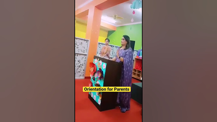Orientation for parents #trending #shorts #kidzee
