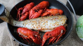 Catch n' Cook SPICY Crawfish and WILD Trout!