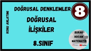 Doğrusal İli̇şki̇ler I Doğrusal Denklem I Lgs 2021 I 8.Sınıf