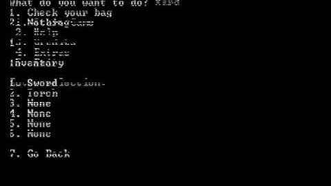 Batch Game - CY Text Adventure v0.1