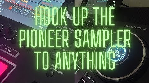 Connect Pioneer DJ DJS-1000  sampler with anything.