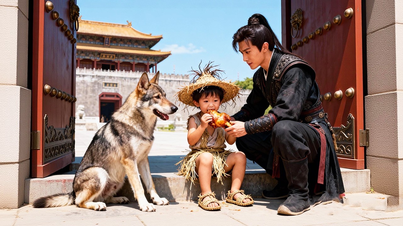 5歲男孩10天沒吃飯，侍衛給他雞腿救他一命，怎料男孩是王爺親兒子，揭開真相逆轉人生！#短劇 #逆襲 #萌娃 #親情