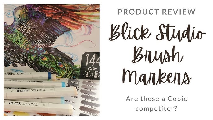 Giveaway Closed- Ohuhu 320 Brush Marker set Review 