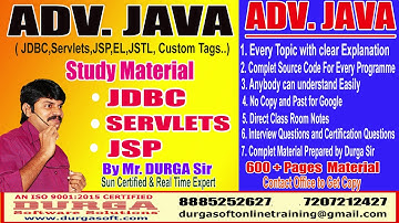 DURGA Sir ADV. JAVA  Study Material