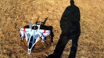 E-Flite Convergence from POWER HOBBY,  Maiden Flight Switching to Airplane Mode