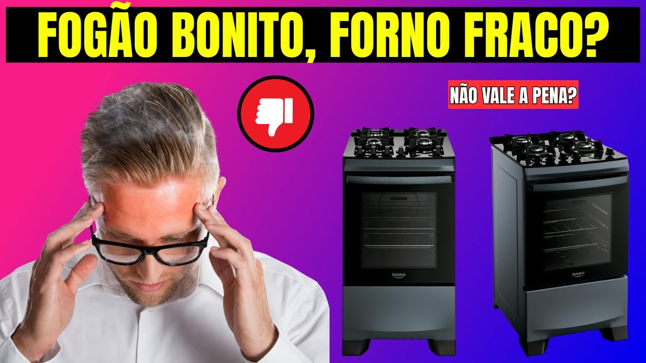 Fogão Dako Supreme Timer Glass Titanium 4 bocas - VALE o investimento? Cuidado com isso!