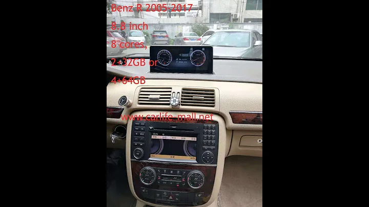 8 8 inch android screen gps for Benz R 2005 to 2012