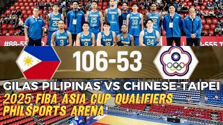 Gilas Pilipinas vs Chinese-Taipei Highlights | 2025 FIBA Asia Cup Qualifiers (Window 1) by TheTraveLad 13,412 views 2 months ago 12 minutes, 16 seconds