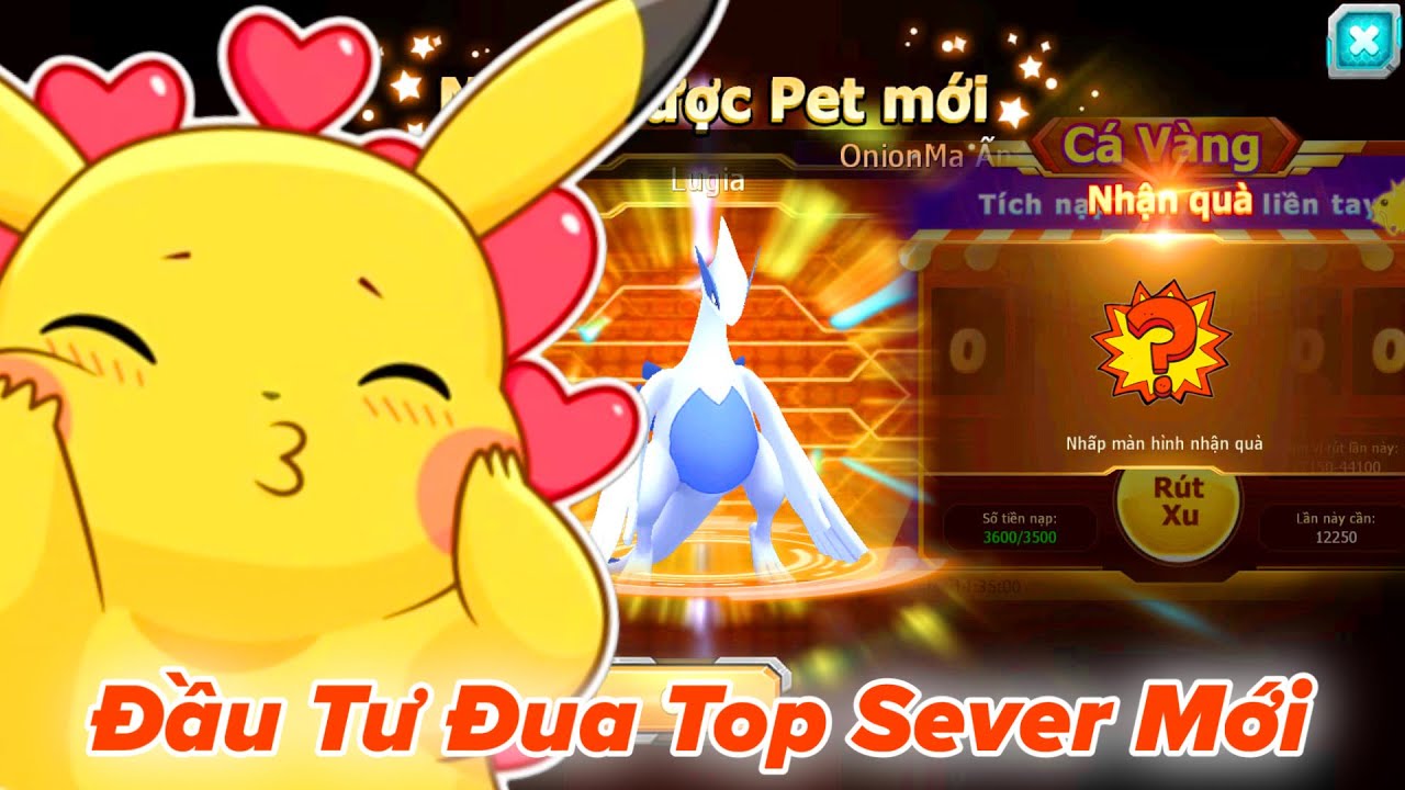 Poke Đại Chiến | Tập 1 : Hiến Máu Đầu Tư Tiền Triệu Đua Top Sever Mới 1735 !!!