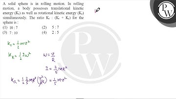 A solid sphere is rotating freely about its symmetry axis in free space. The radius of the spher....