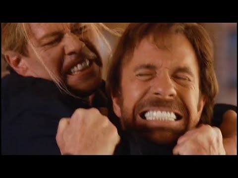 The Cutter - Chuck Norris vs. Deron McBee fight scene (1080p)