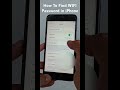 How To Find WIFI Password In IPhone