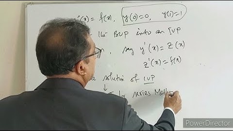 Boundary Value Problem for ODE: Shooting Method, MAT306, Lec#16, Md.Akteruzzaman, Dhaka College