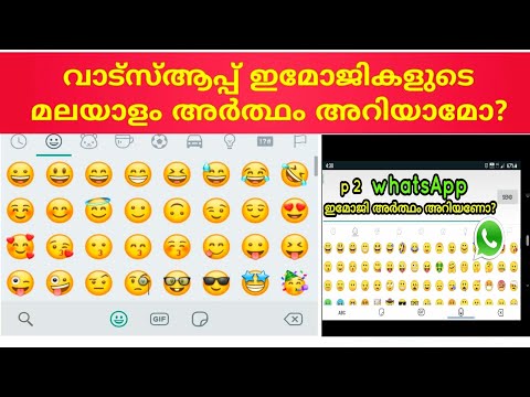 വാട്സ്ആപ്പ് ഇമോജി കളുടെ അർത്ഥം അറിയണോ? ||Whatsapp imoji means malayalam