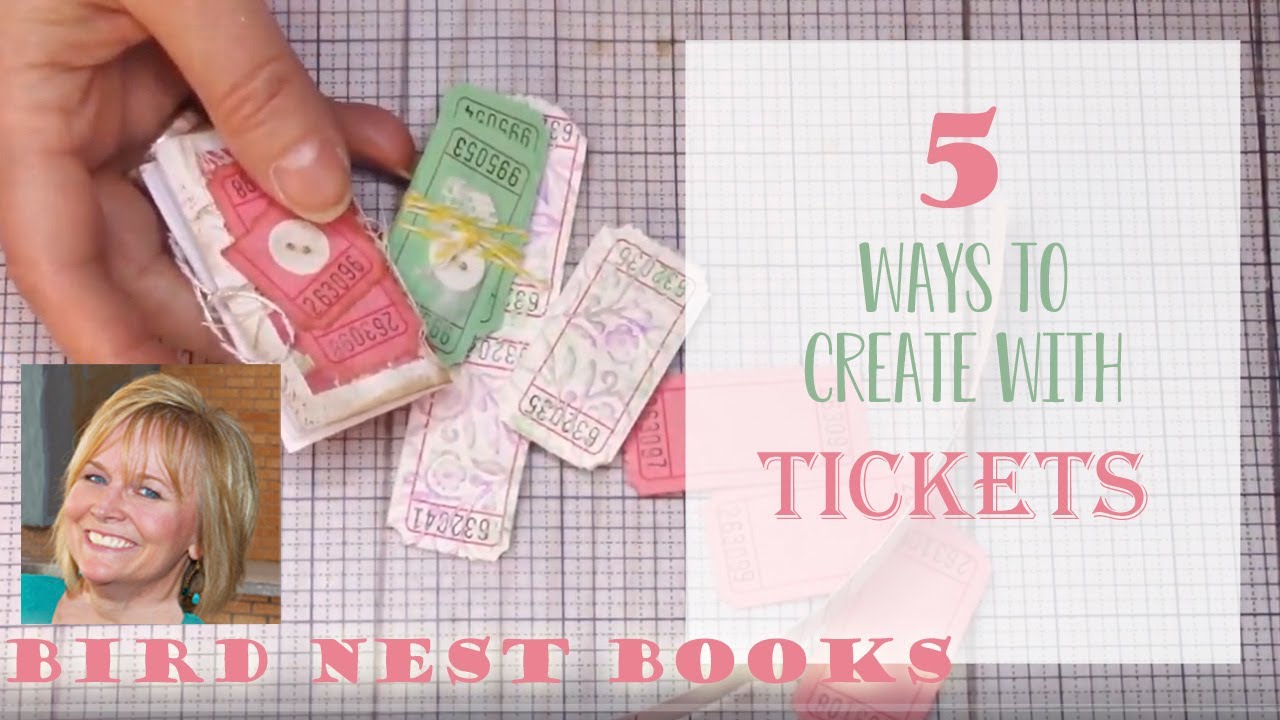 How to Craft Tickets for Junk Journals
