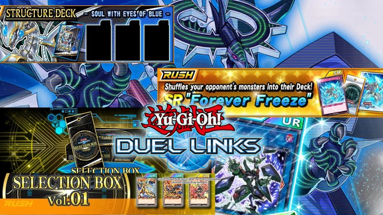 Yugioh duel links rush two bundles, RUSH Selection Box Vol.01, rush