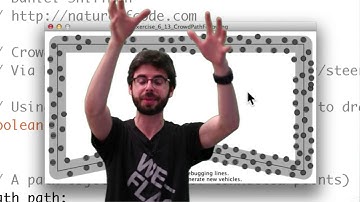 6.8: Combining Steering Behaviors: Flocking - The Nature of Code