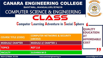 VTU COMPUTER NETWORKS & SECURITY(18CS52)[Transport Layer - RDT 2.0] (M2 L7)
