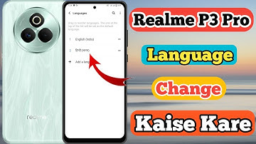 How To Change Language Setting On Realme P3 Pro 5g // Realme P3 Pro 5g Language Change Kaise Kare