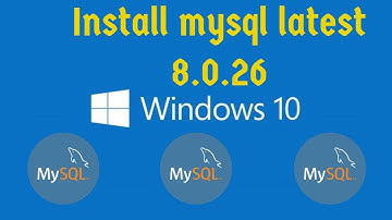 How to Install MySQL 8.0.26 Server & Workbench latest in Windows 10 in [Hindi] 2021