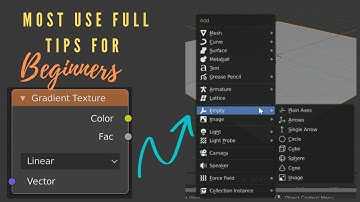 How to use Gradient texture in blender - Gradient texture on BLENDER || 3D Blender