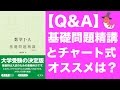 数学基礎問題精講とチャート式。どちらを使うべきか。