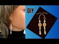 How to make earrings. 5 mins beads earrings tutorial