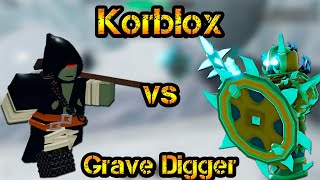 Korblox vs Grave Digger Roblox Tower Defense Simulator