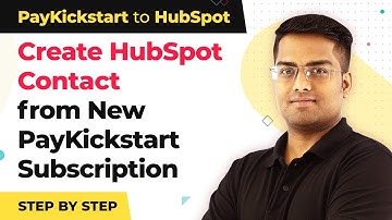 Instantly Create HubSpot Contact from New PayKickstart Subscription | PayKickstart to HubSpot