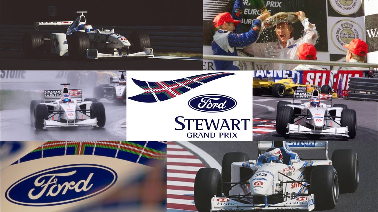 Die komplette Geschichte von Stewart Grand Prix. Eine Geschichte mit Herausforderungen und Erfolg