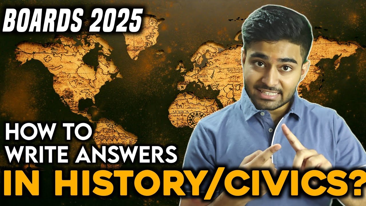 Write Answers How to write Answers in History Civics? - ICSE 10th - YouTube
