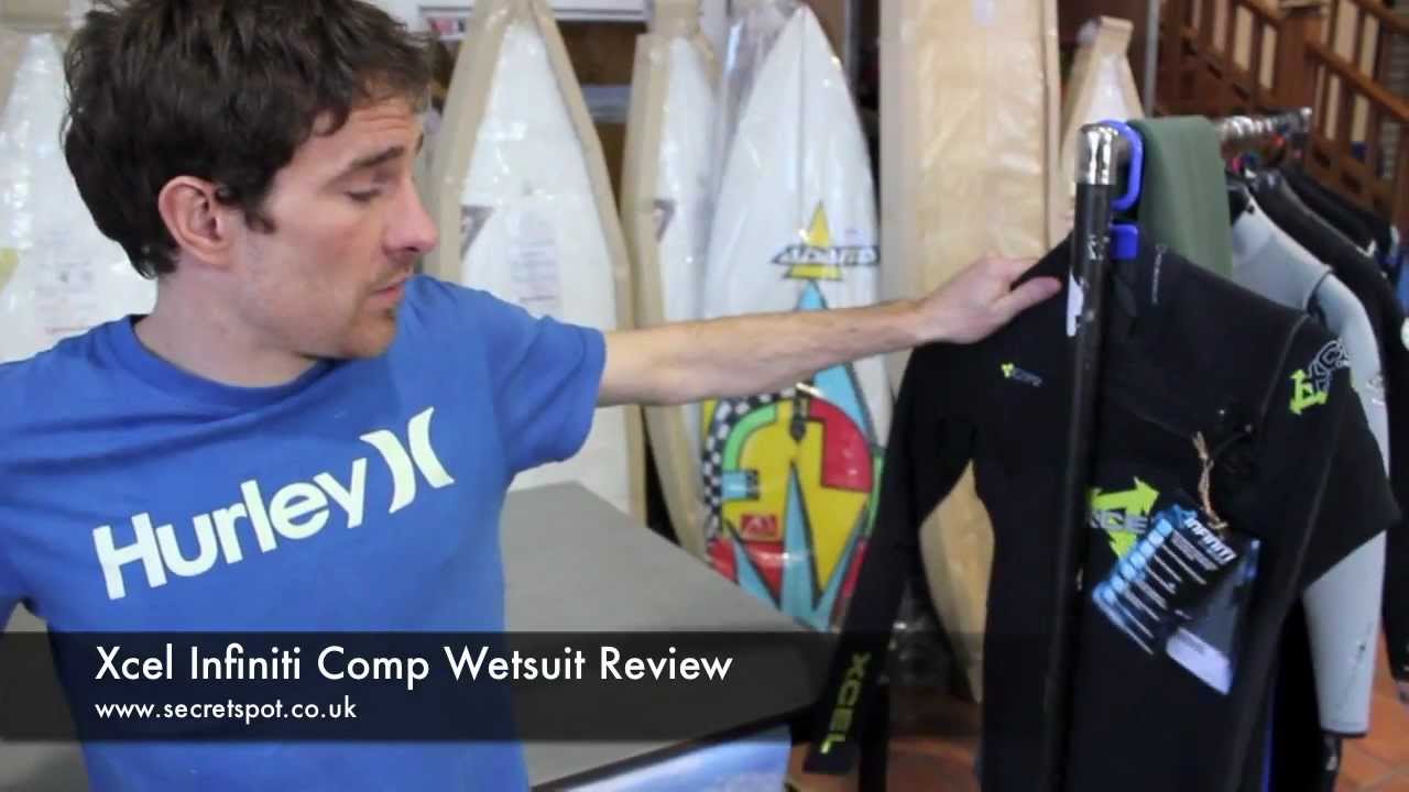 Xcel Infiniti Comp Wetsuit Review from Secret Spot.co.uk YouTube