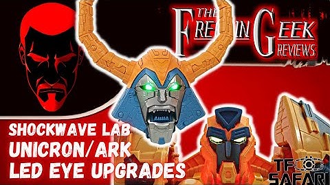 Shockwave Lab LED Eye Upgrades for Unicron/Ark: EmGo