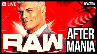RAW AFTER WRESTLEMANIA REACTION - The Rock Is COMING FOR Cody Rhodes...
