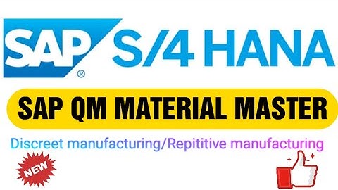 SAP Quality Management | Master Data | Material Master Data | SAP QM | SAP Tutorial For Free