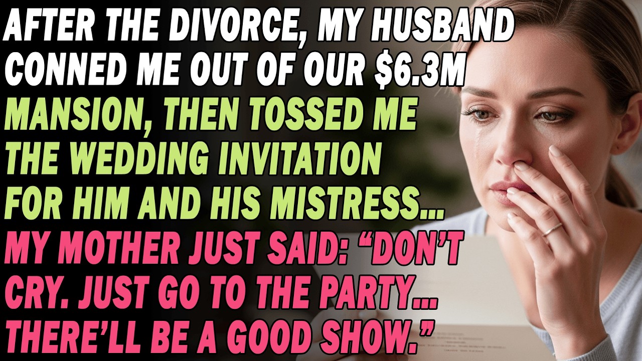 My Ex Conned Me Out Of Our $6.3M Home🏡Then Threw Me His Wedding Invite💌Mom Said: 'Go See The Show😏.'