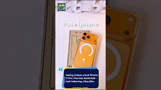 Casing Unique untuk iPhone 17 Pro  Pro Max SLIMCASE Anti Yellowing - Ultra Slim #iphonecase #case