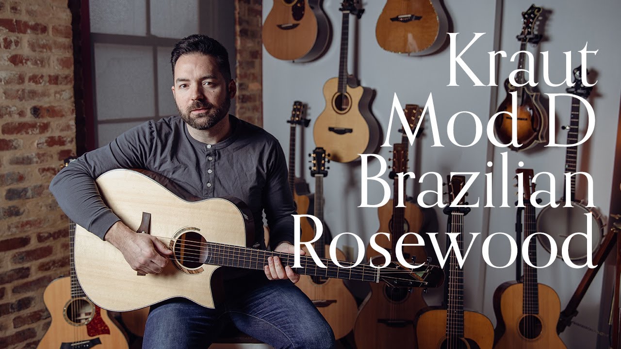 Kraut Modified Dreadnought, Brazilian Rosewood | Carl Miner