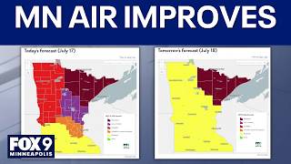 MN air quality improves, wildfires and heat wave continues