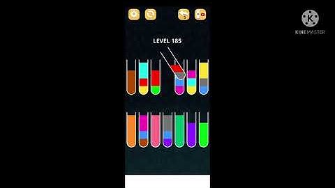 Color Sort Puzzle Level 185 Gameplay Walkthrough Solution iOS/Android |Water Color Sort Puzzle Game